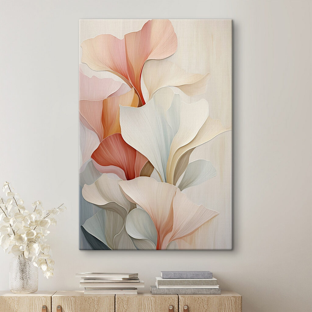 Cálices rosa e creme — interior 1