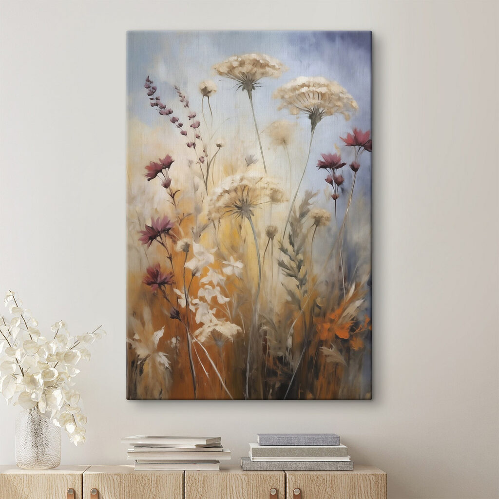 Flores à luz dourada — interior 2