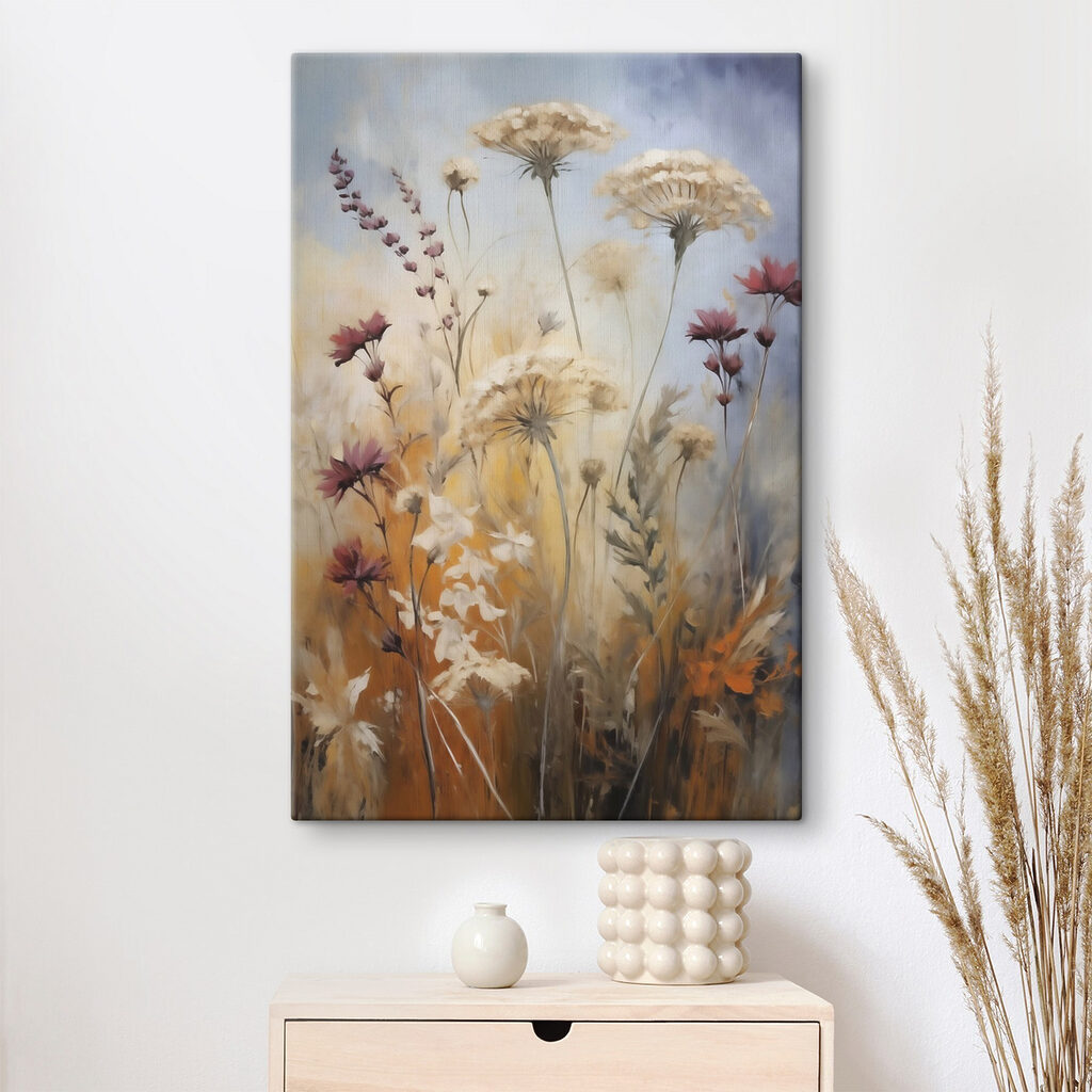 Flores à luz dourada — interior 1