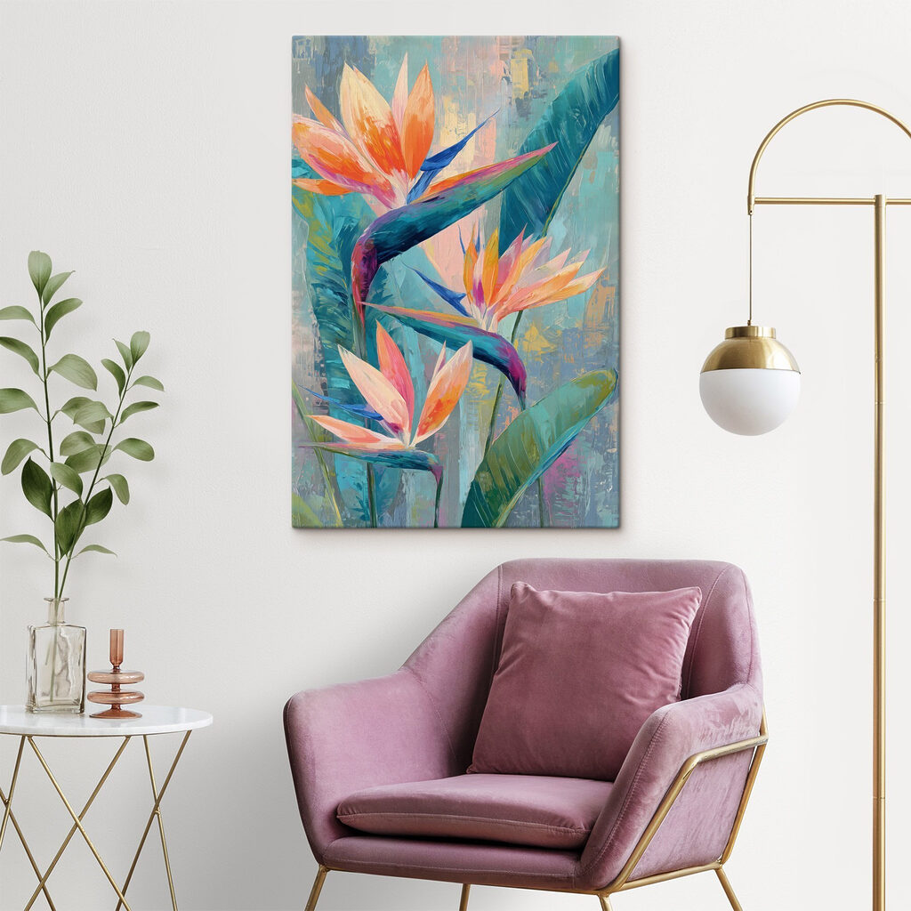 Flores de ave-do-paraíso — interior 2