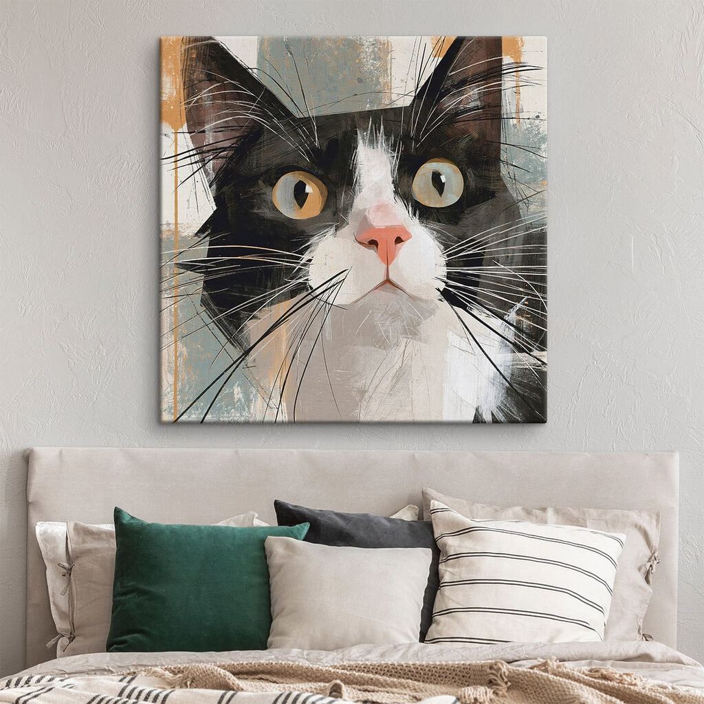Gato de olhos âmbar — interior 1