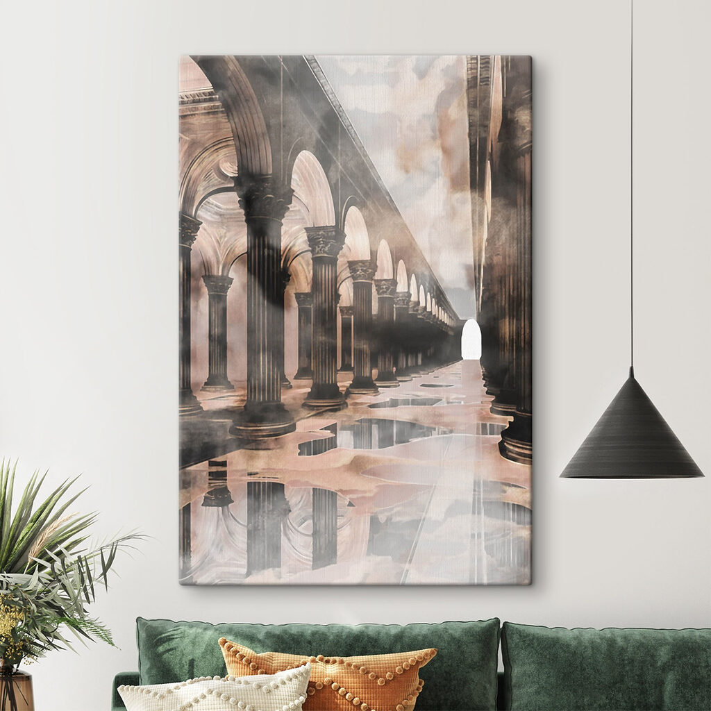 Arcadas e reflexos — interior 1