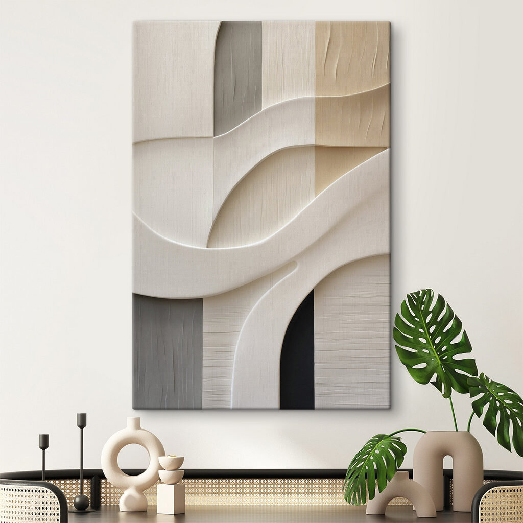 Curvas claras sobre cinzento — interior 2