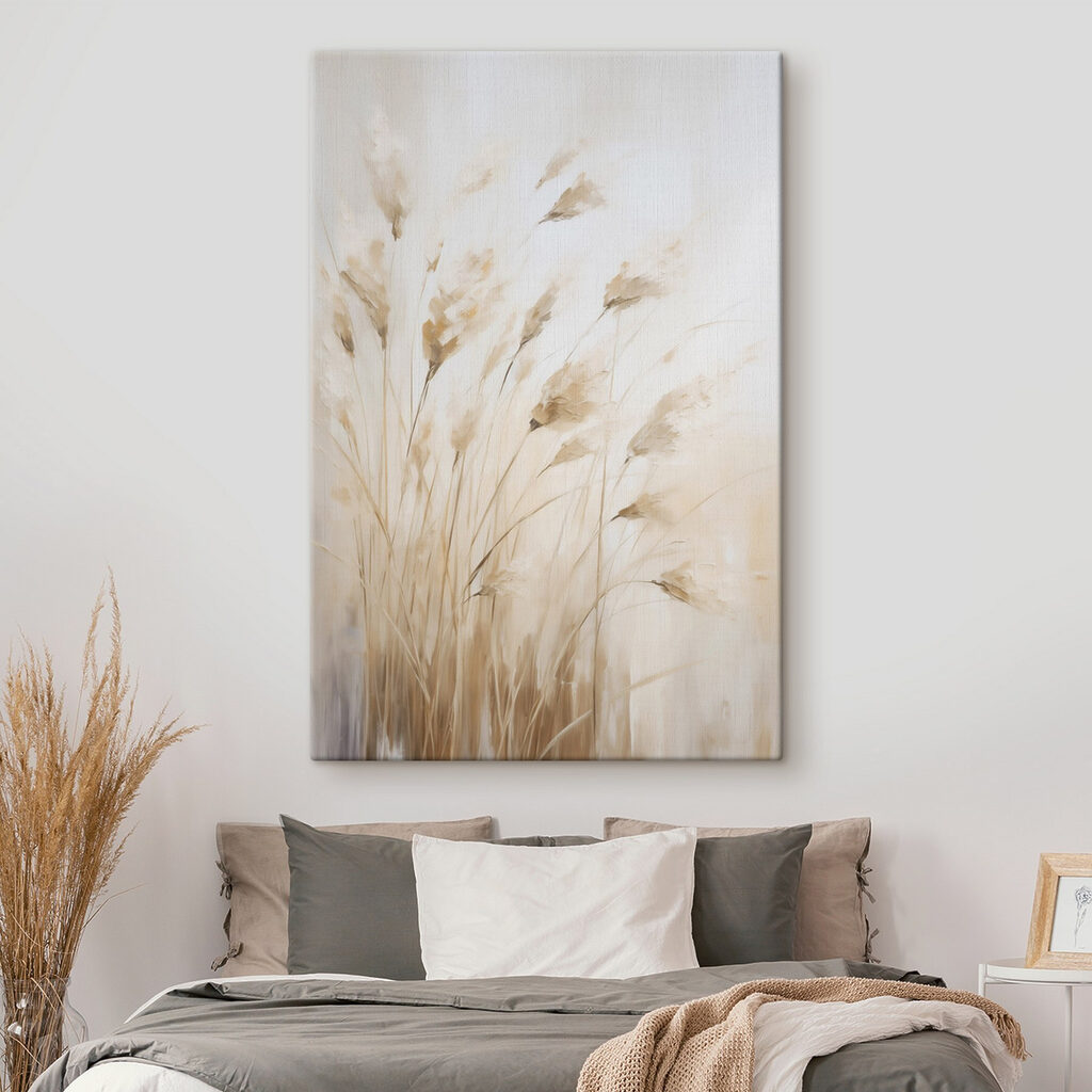 Gramíneas secas à luz — interior 1