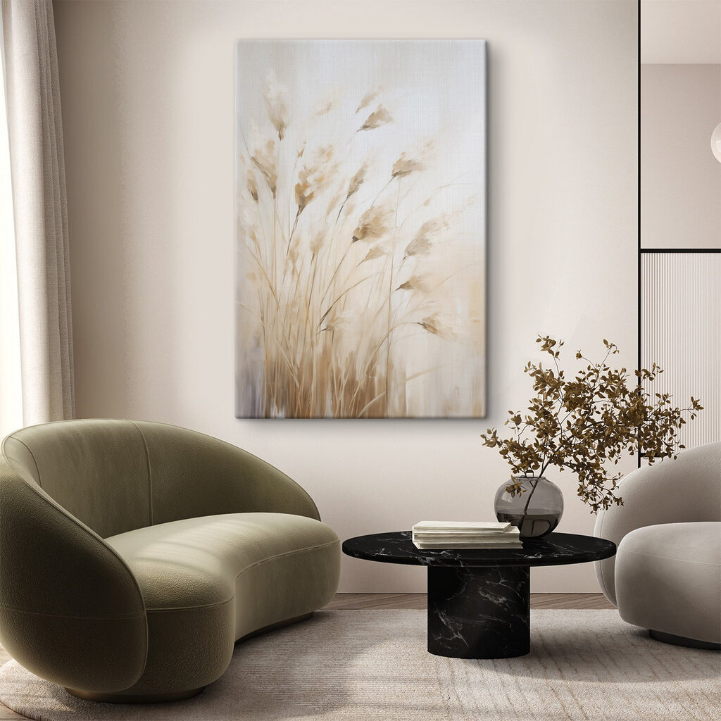 Gramíneas secas à luz — interior 2
