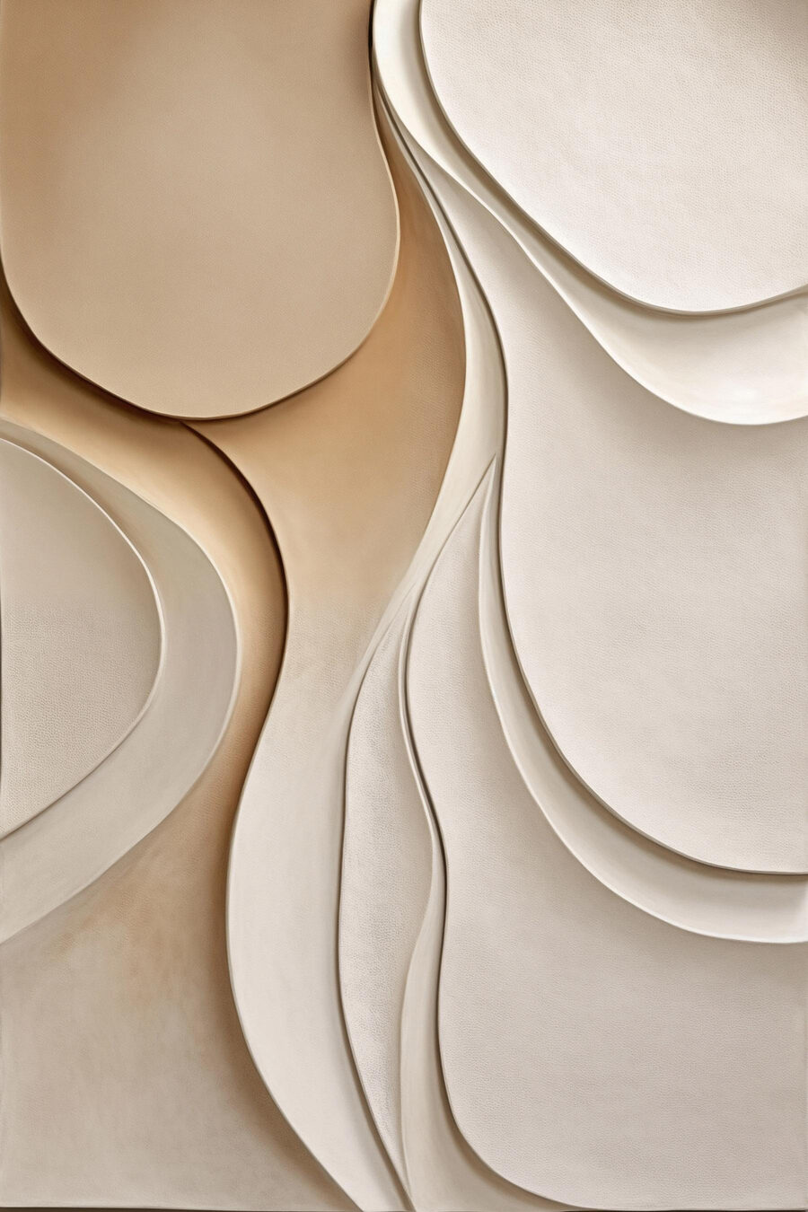 Bordas claras sobre areia — design completo
