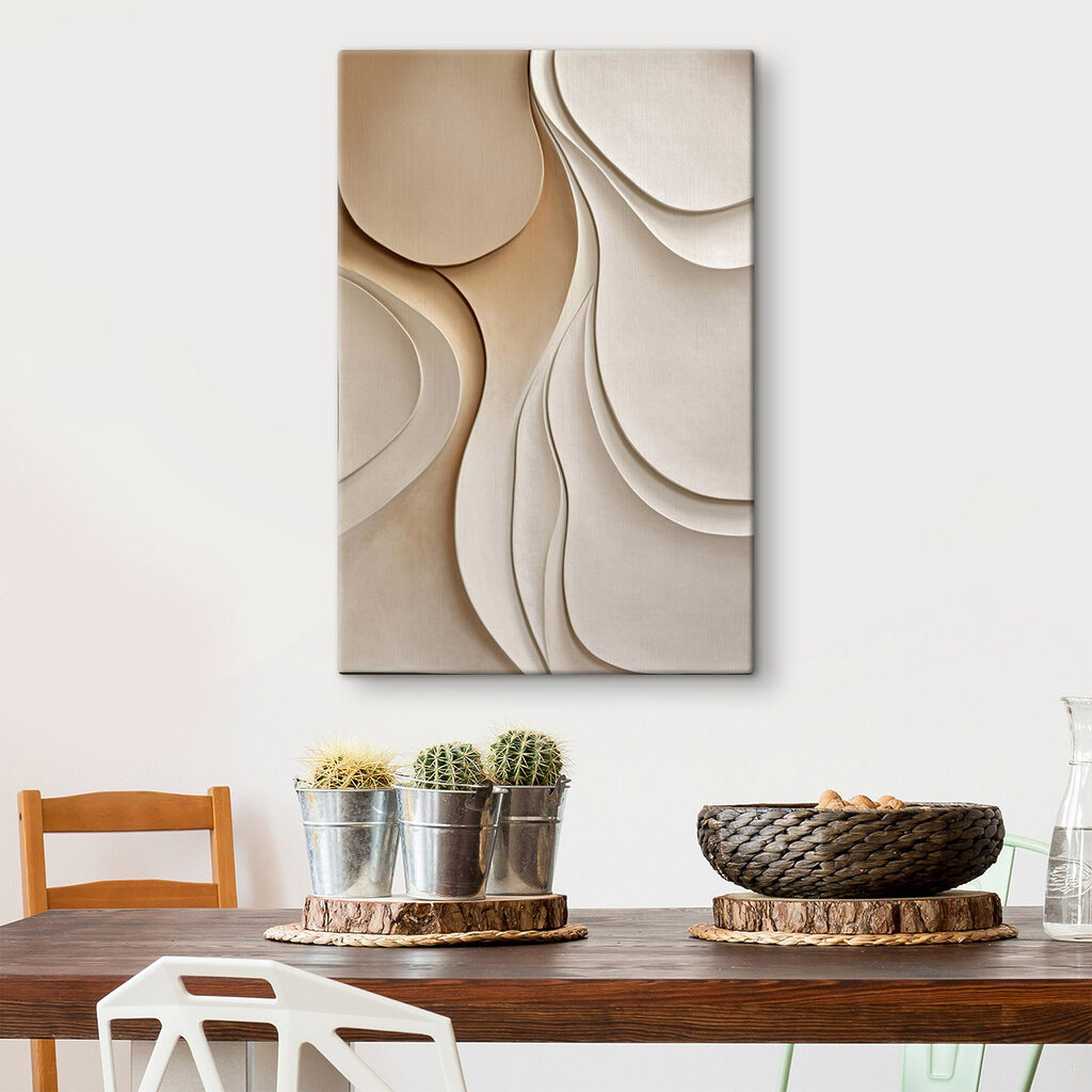 Bordas claras sobre areia — interior 1