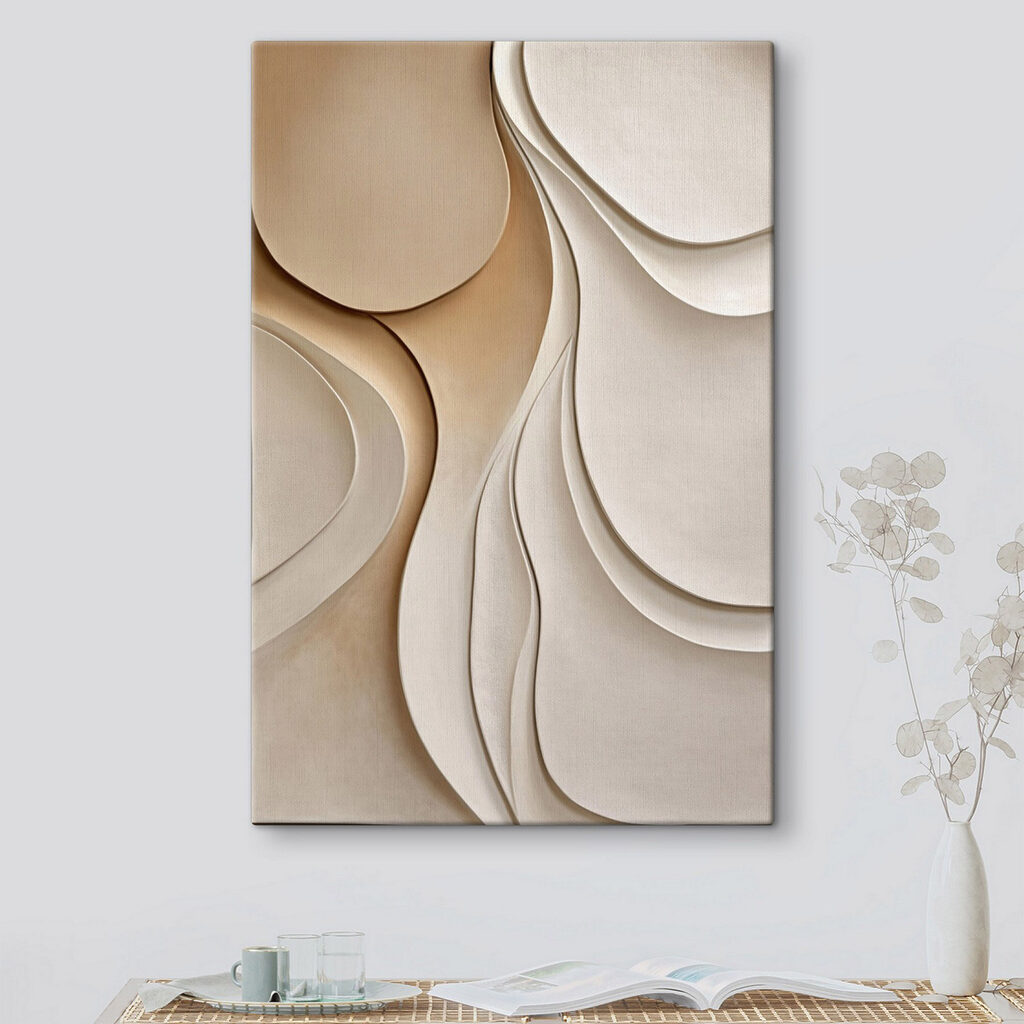 Bordas claras sobre areia — interior 2