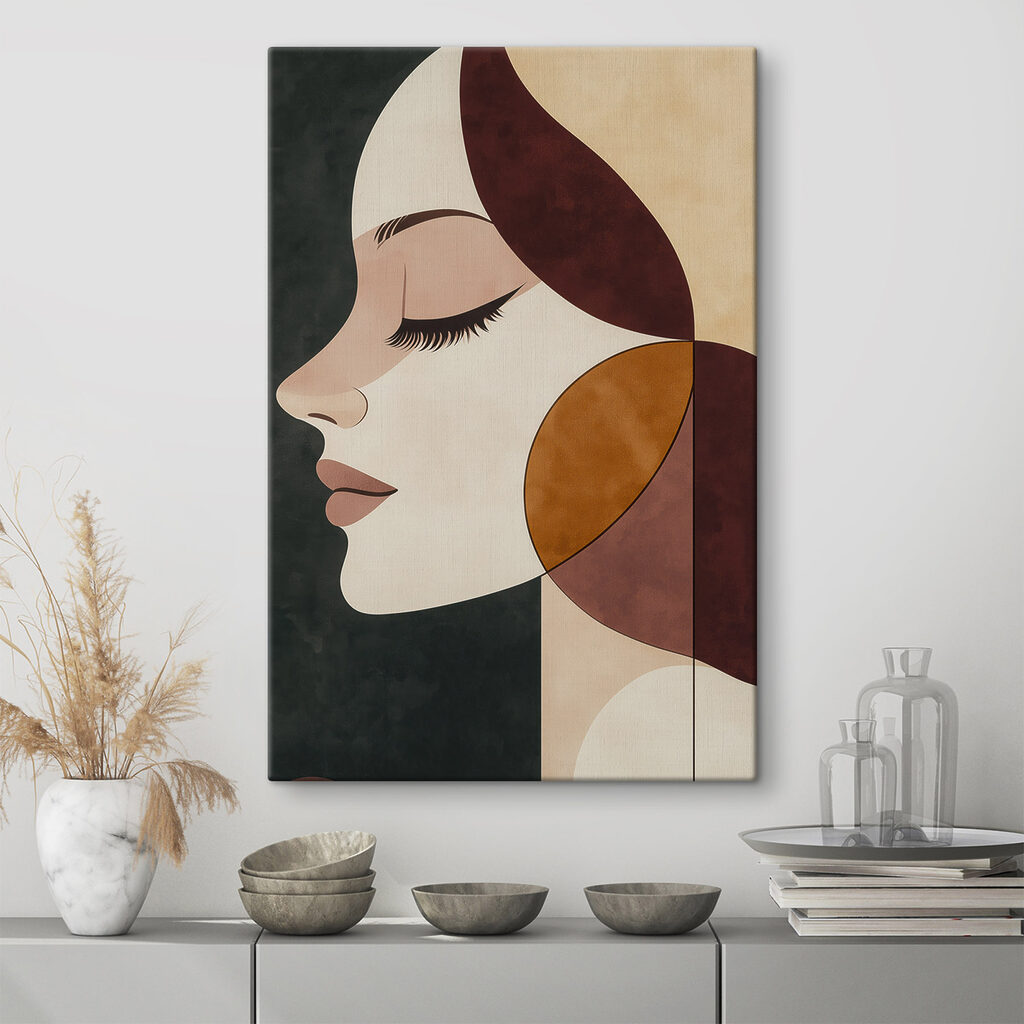Perfil de olhos fechados — interior 2
