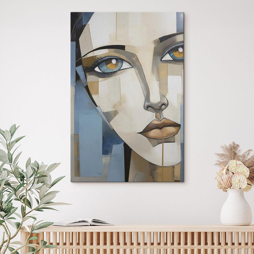 Olhar feminino em blocos — interior 1