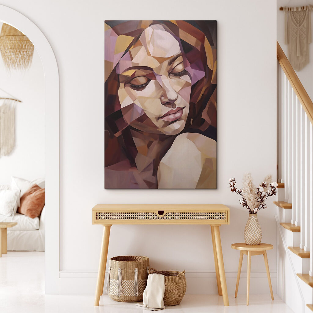 Olhos fechados em facetas — interior 1