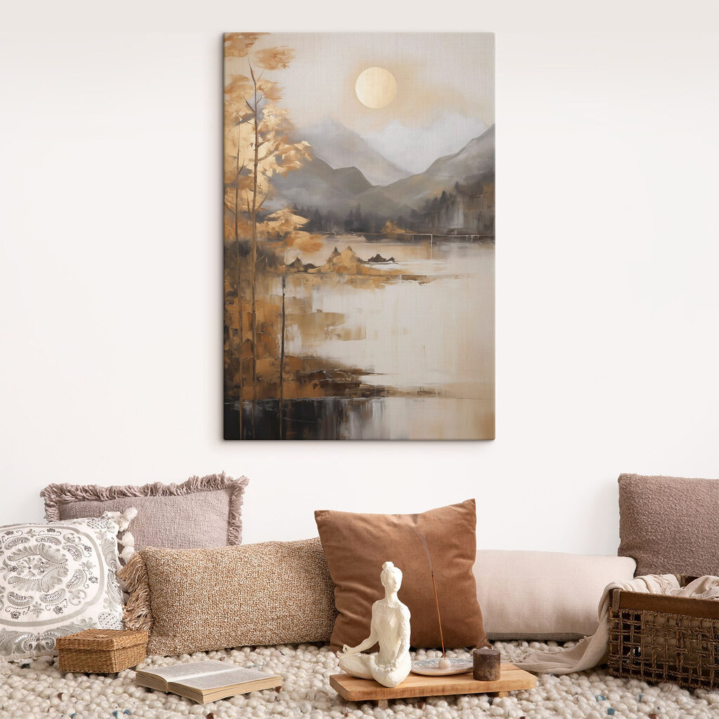 Lua sobre o lago — interior 2
