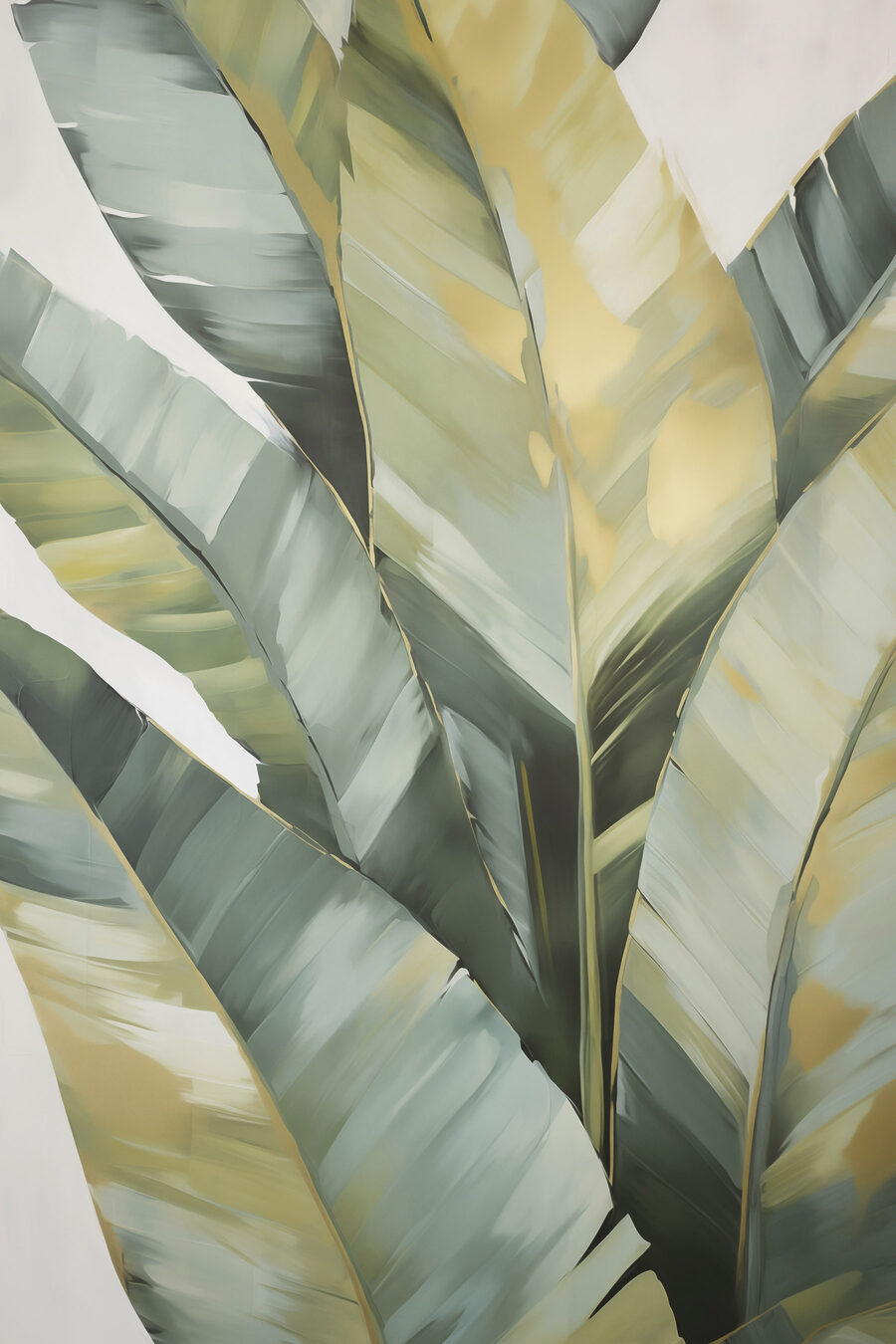 Folhas de bananeira suaves — design completo