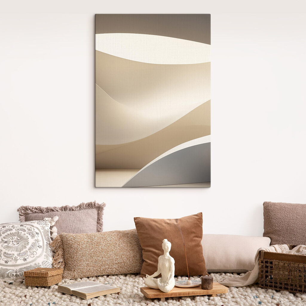 Superfícies curvas com luz — interior 1