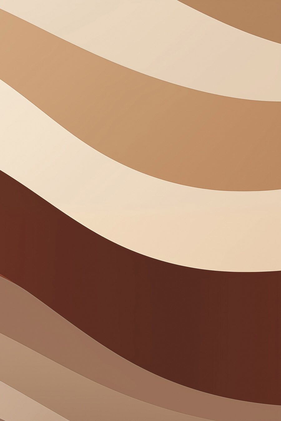 Colinas em tons terrosos — design completo