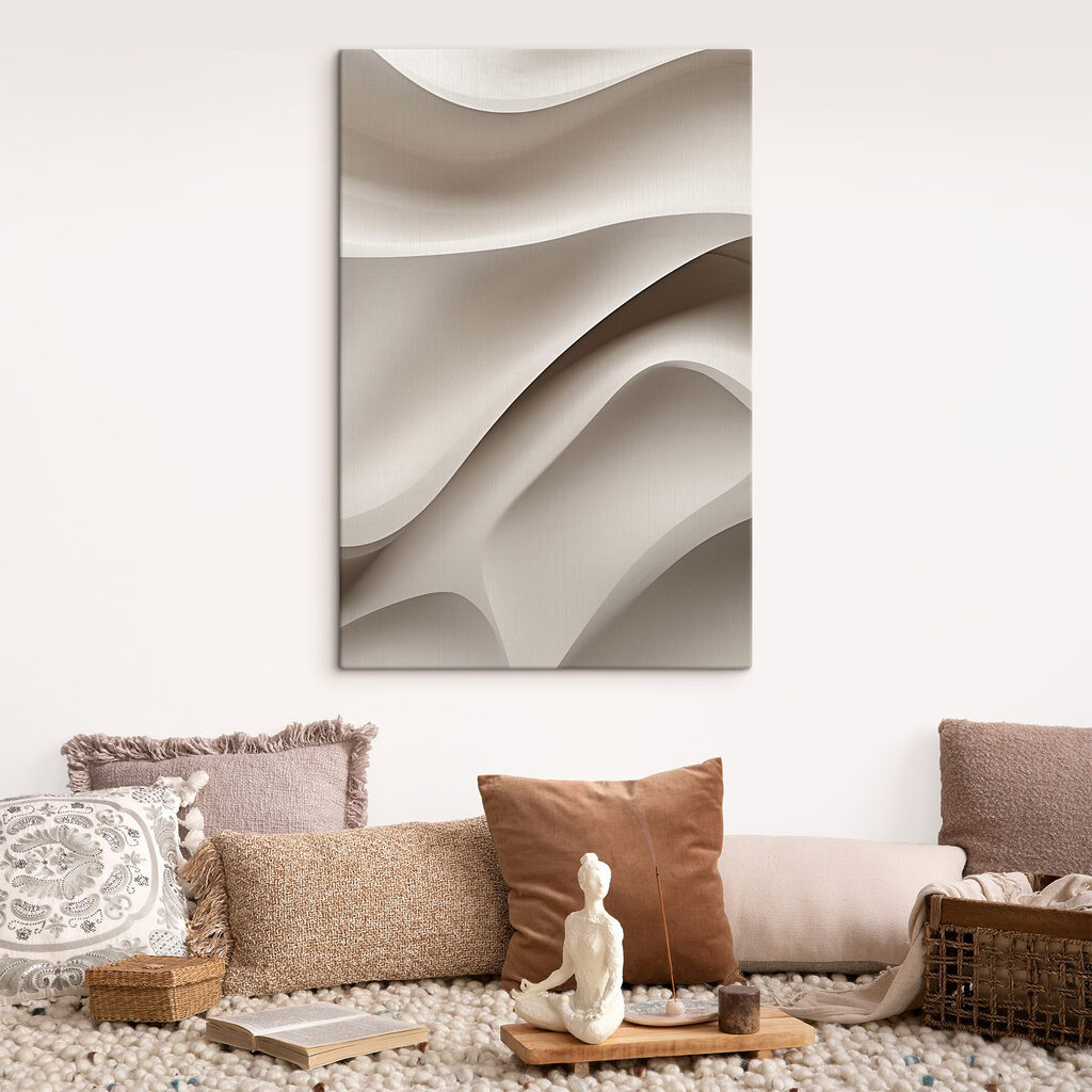 Ondas brancas sobre sombra — interior 2
