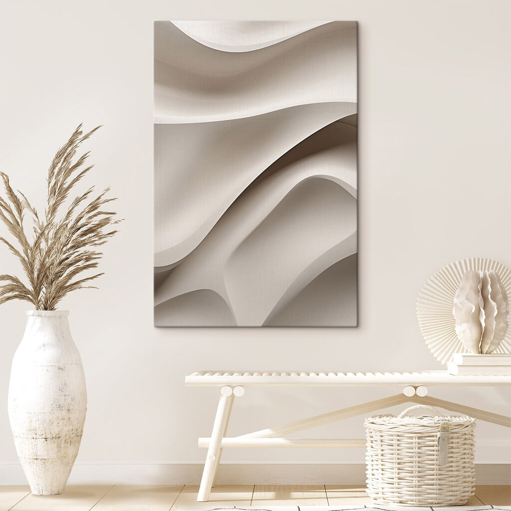 Ondas brancas sobre sombra — interior 1