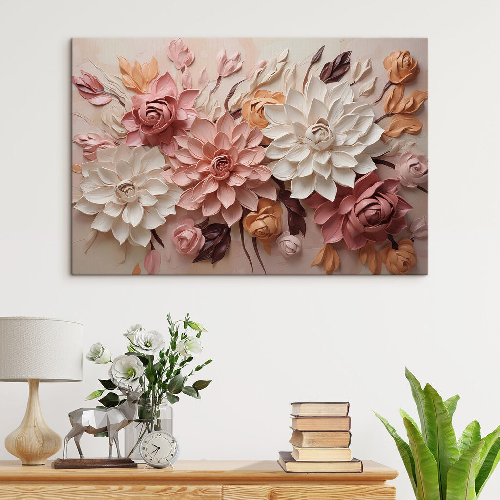 Rosas em relevo — interior 2