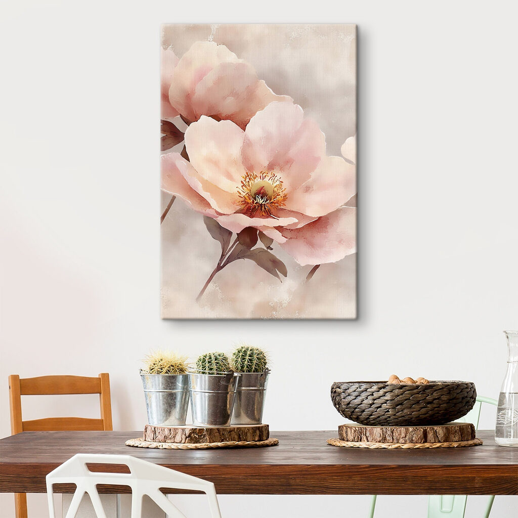 Flor cor-de-rosa em névoa — interior 2