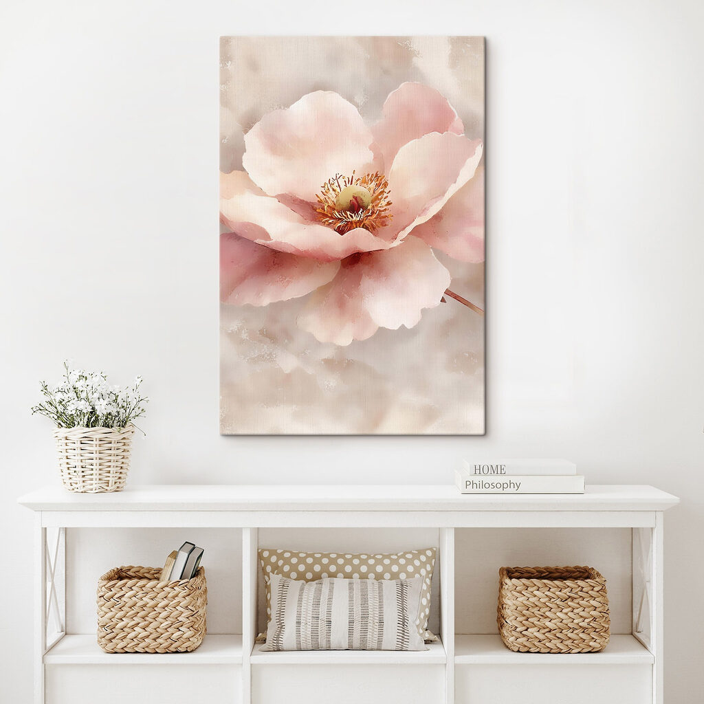 Flor delicada em névoa — interior 1