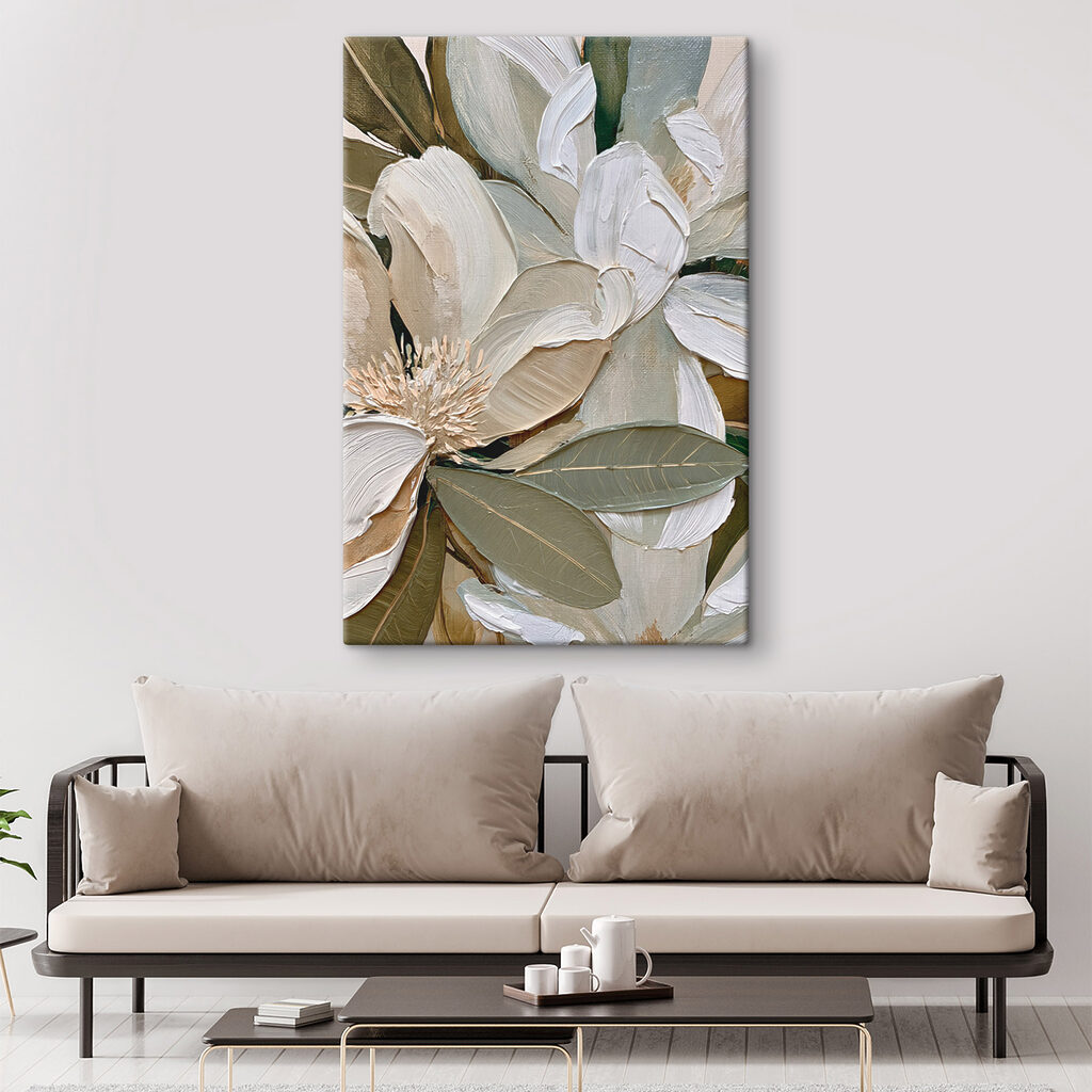 Flores grandes sobrepostas — interior 2