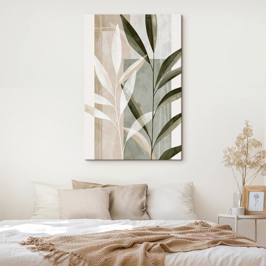 Folhas longas e linhas — interior 2