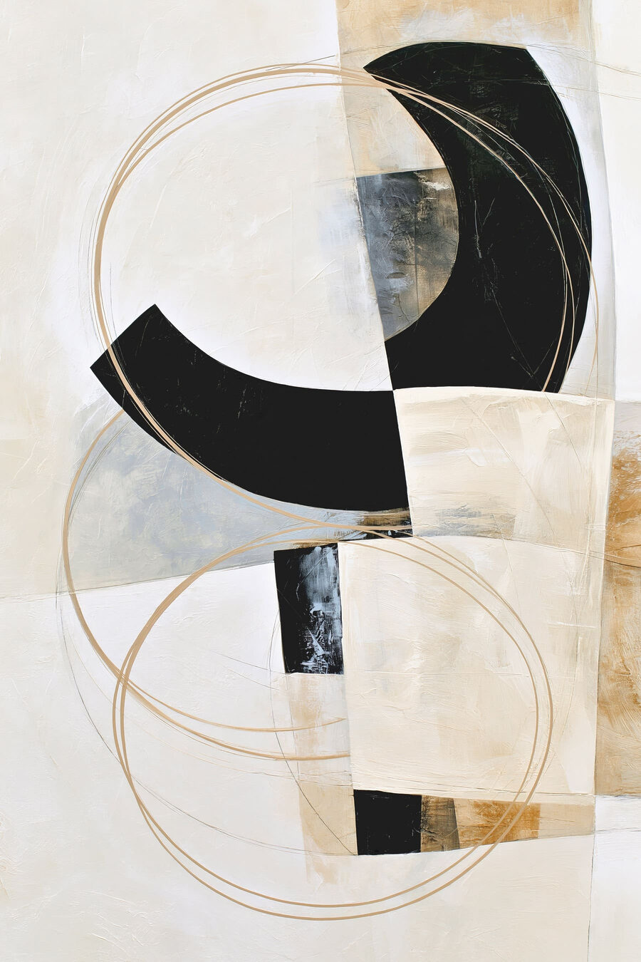 Arco negro e dourado — design completo