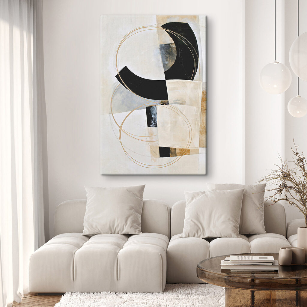 Arco negro e dourado — interior 1