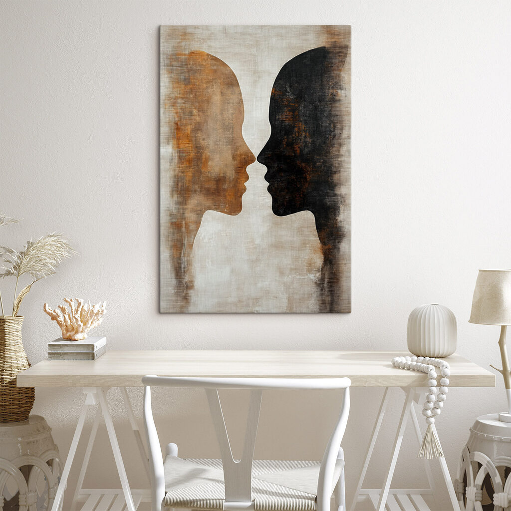 Perfis frente a frente — interior 1