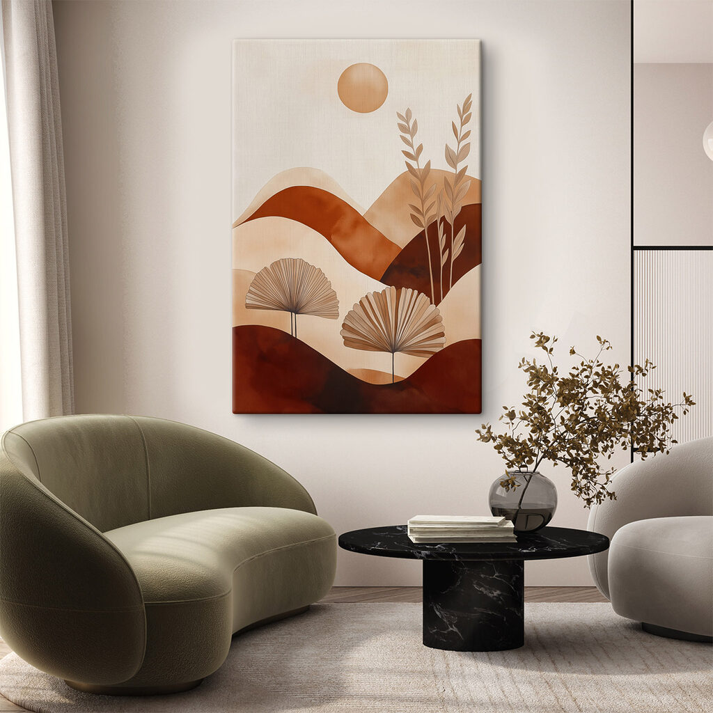 Folhas sobre colinas — interior 2