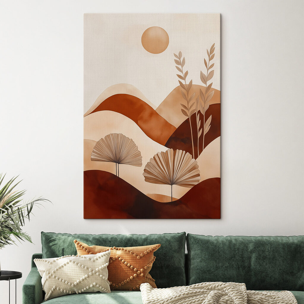 Folhas sobre colinas — interior 1