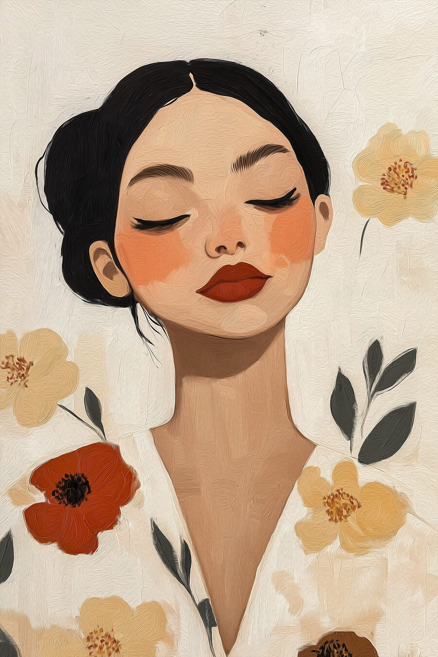 Entre as flores — design completo