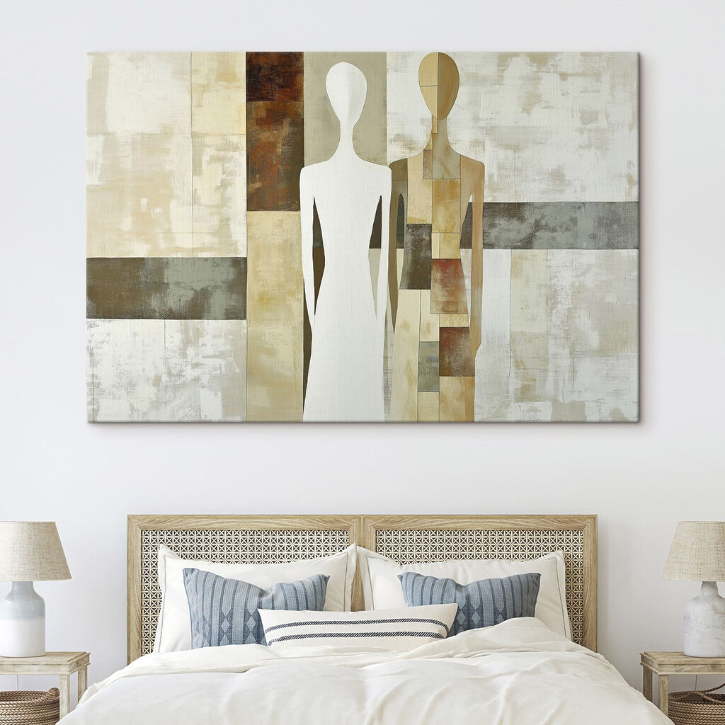 Duas figuras em tintas — interior 1