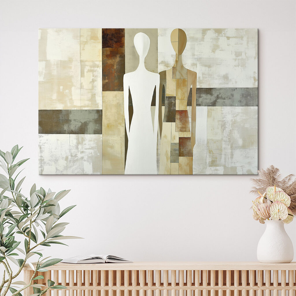 Duas figuras em tintas — interior 2