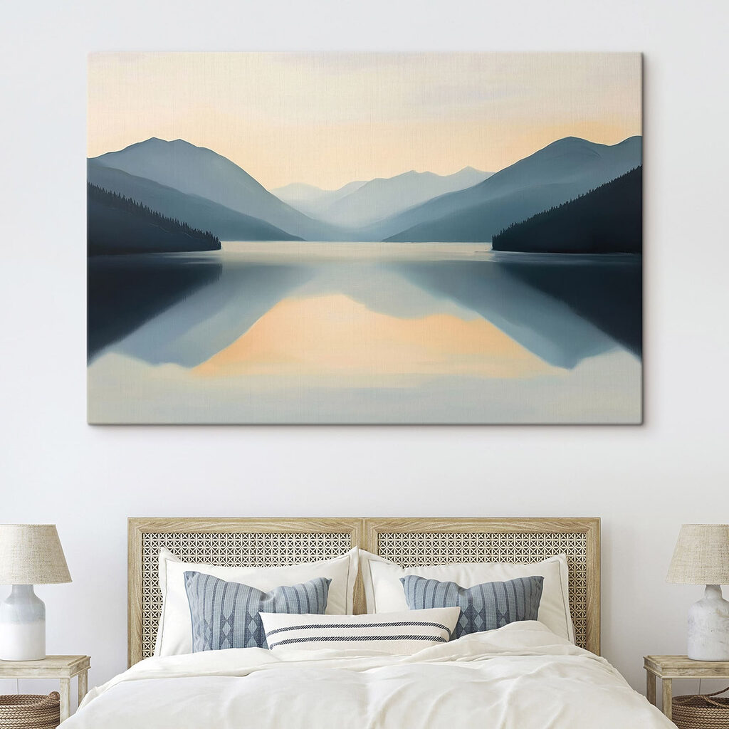 Montanhas refletidas num lago — interior 2