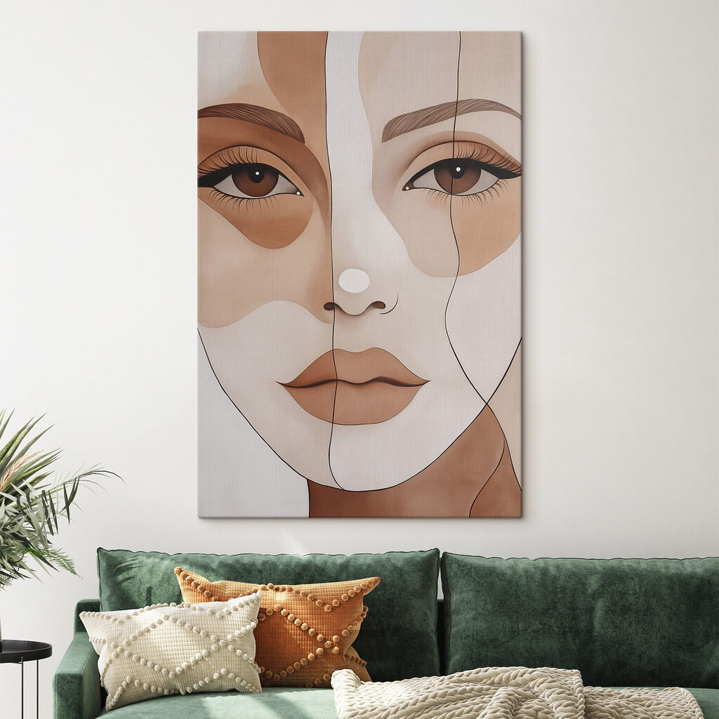 Olhar suave em pastel — interior 2