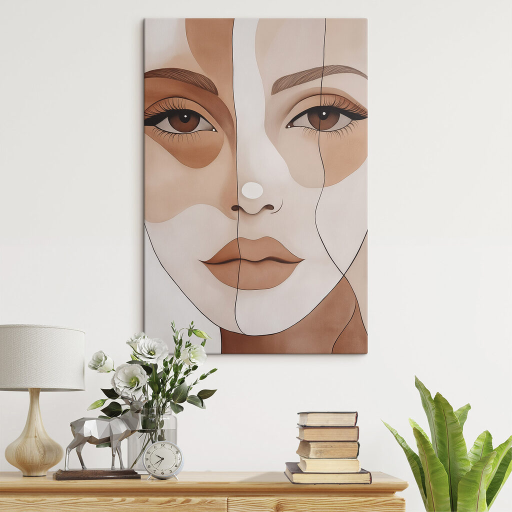 Olhar suave em pastel — interior 1