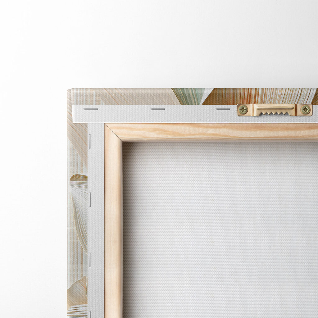 Flores creme sobre verde — verso