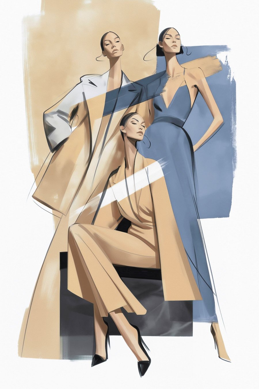 Mulheres na moda — design completo
