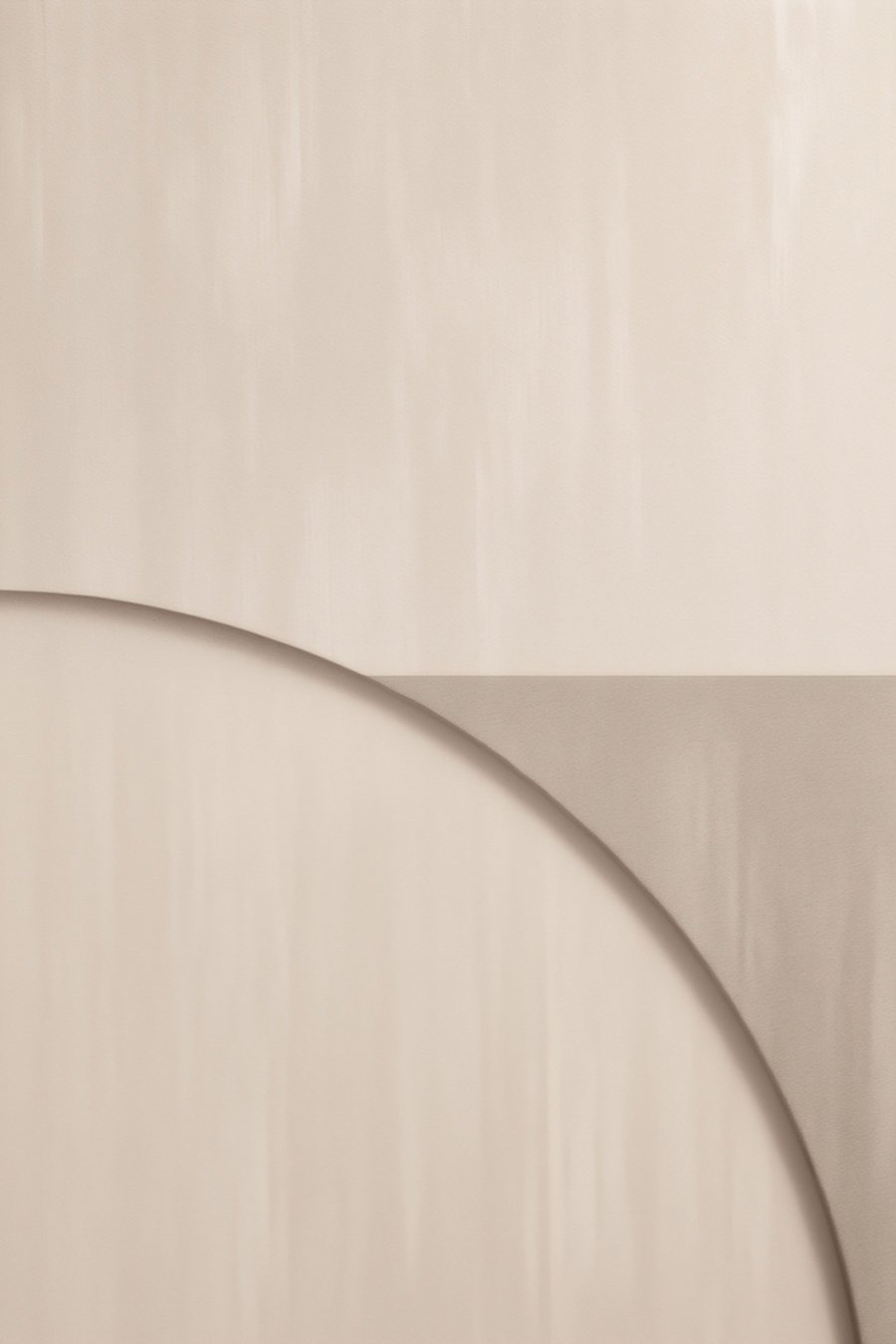 Composição minimalista em bege — design completo