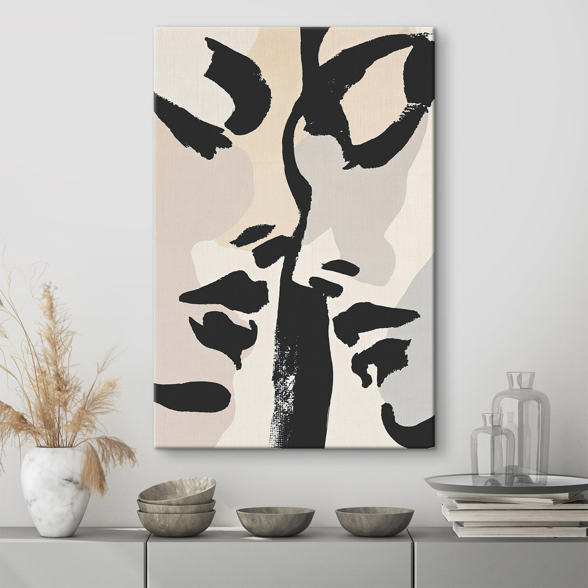 Rostos abstratos — interior 3