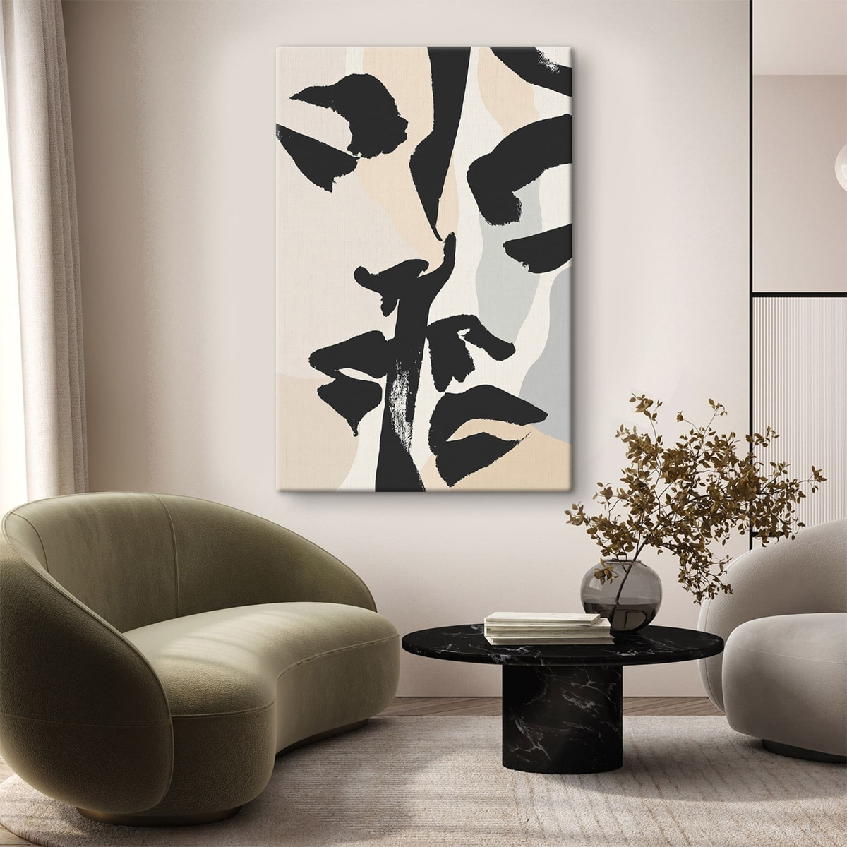 Rostos abstratos — interior 3