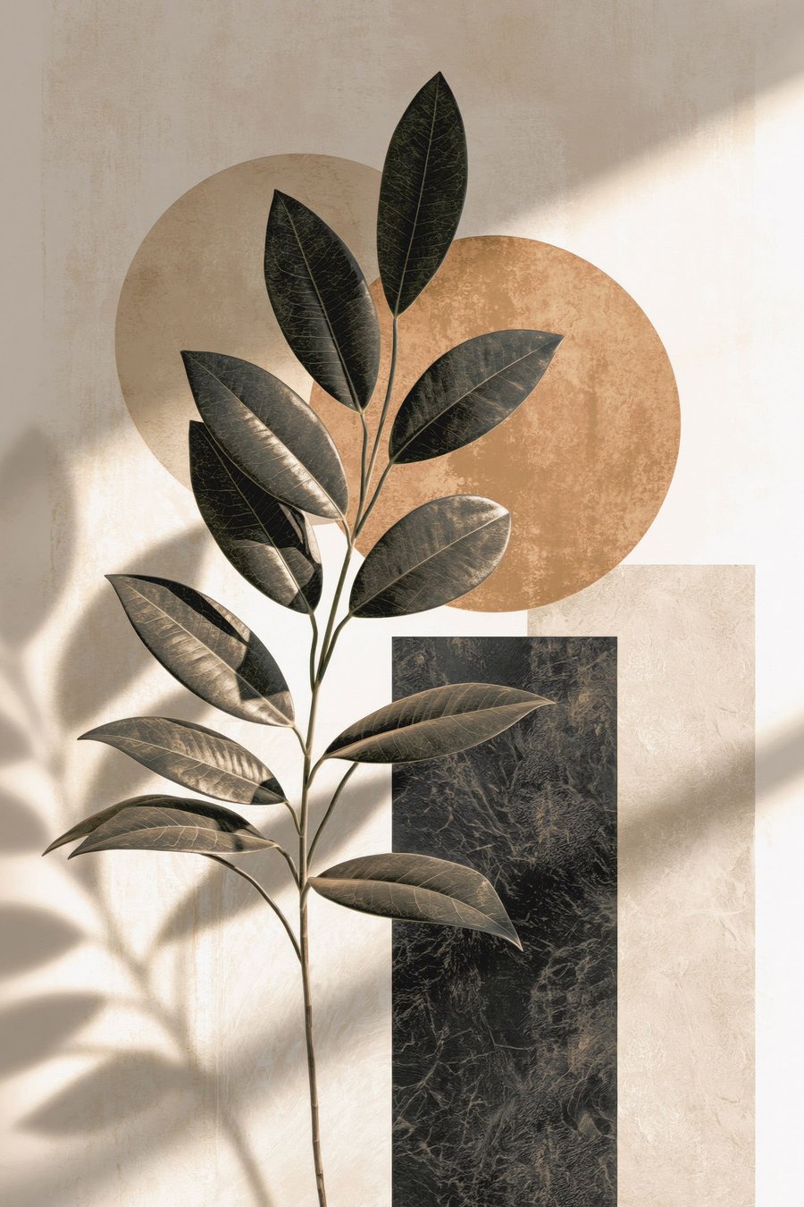 Ramo com formas geométricas — design completo