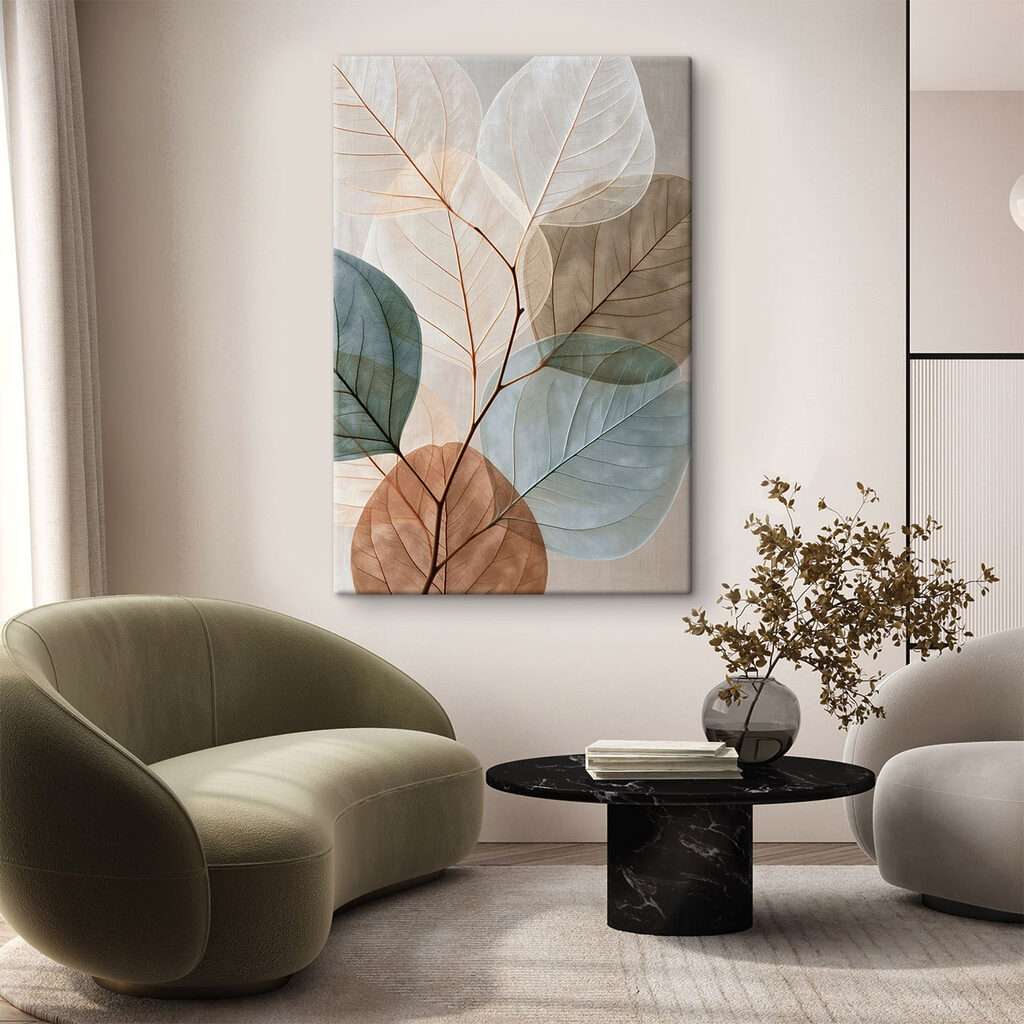 Esqueletos de folhas — interior 1