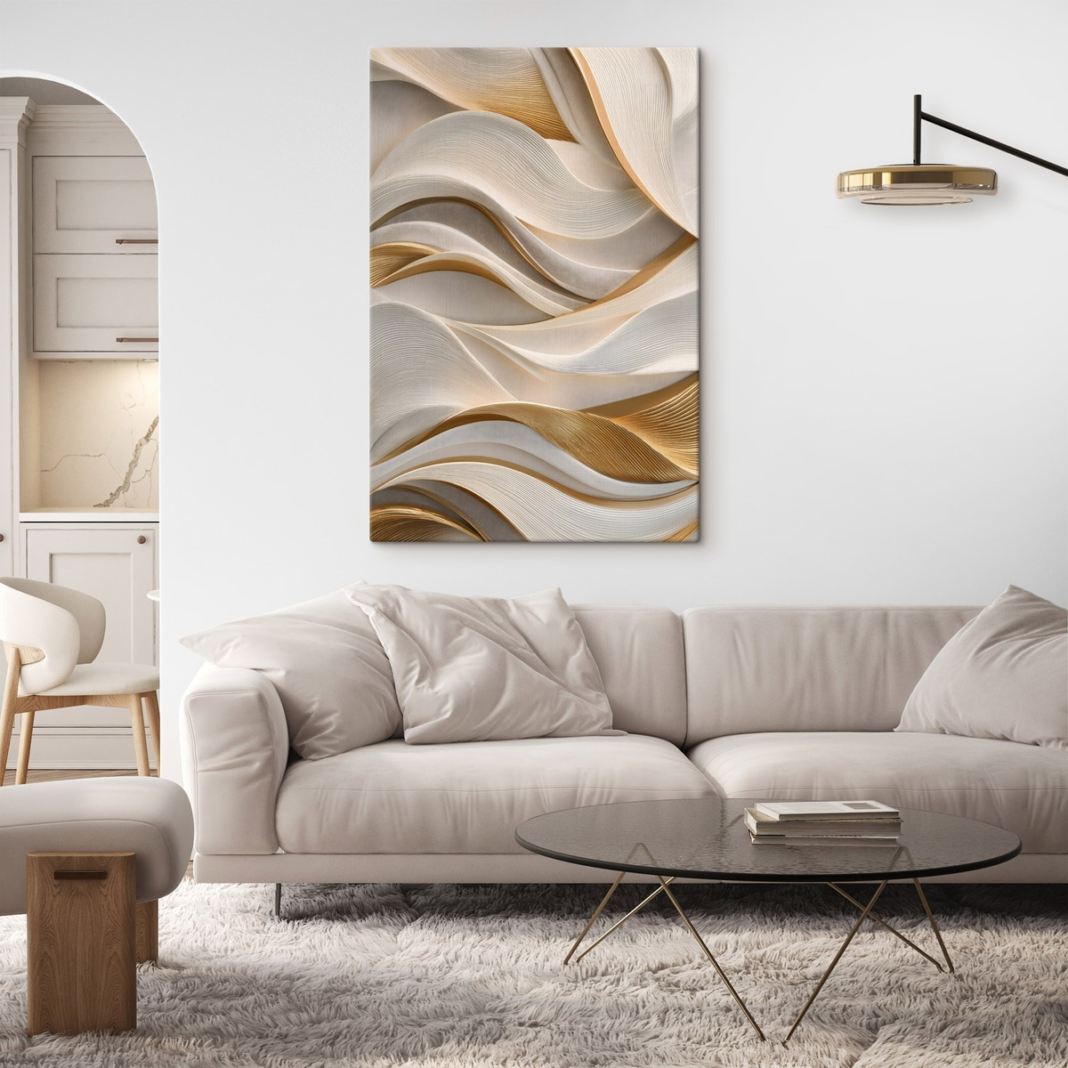 Ondas elegantes e volumosas — interior 2