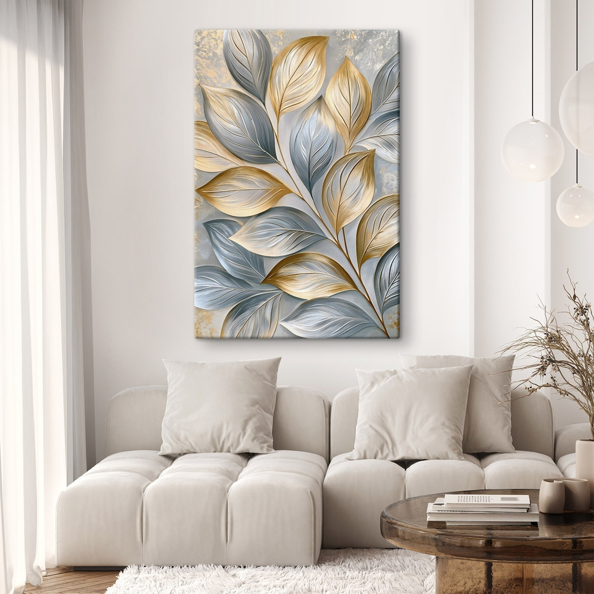 Folhas a óleo — interior 2