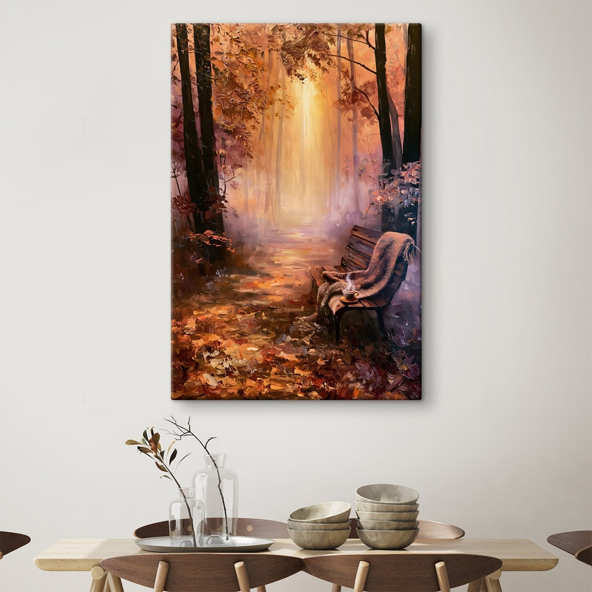 Manhã outonal no bosque — interior 2
