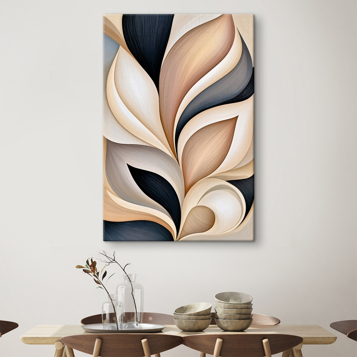 Folhas curvadas — interior 2