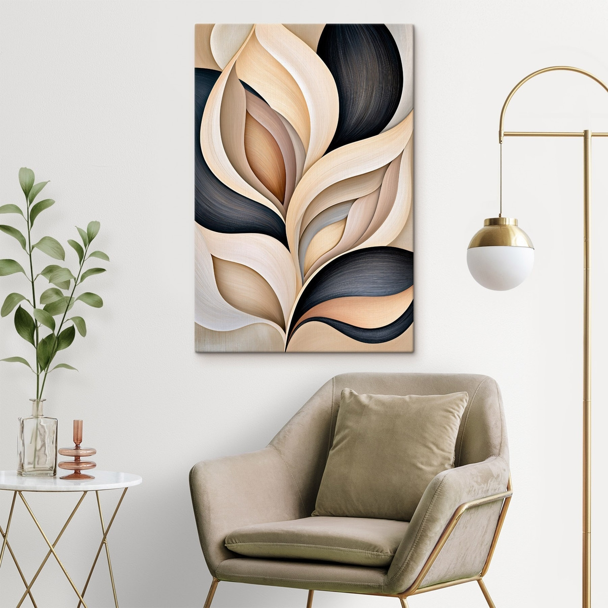 Folhas curvadas — interior 2