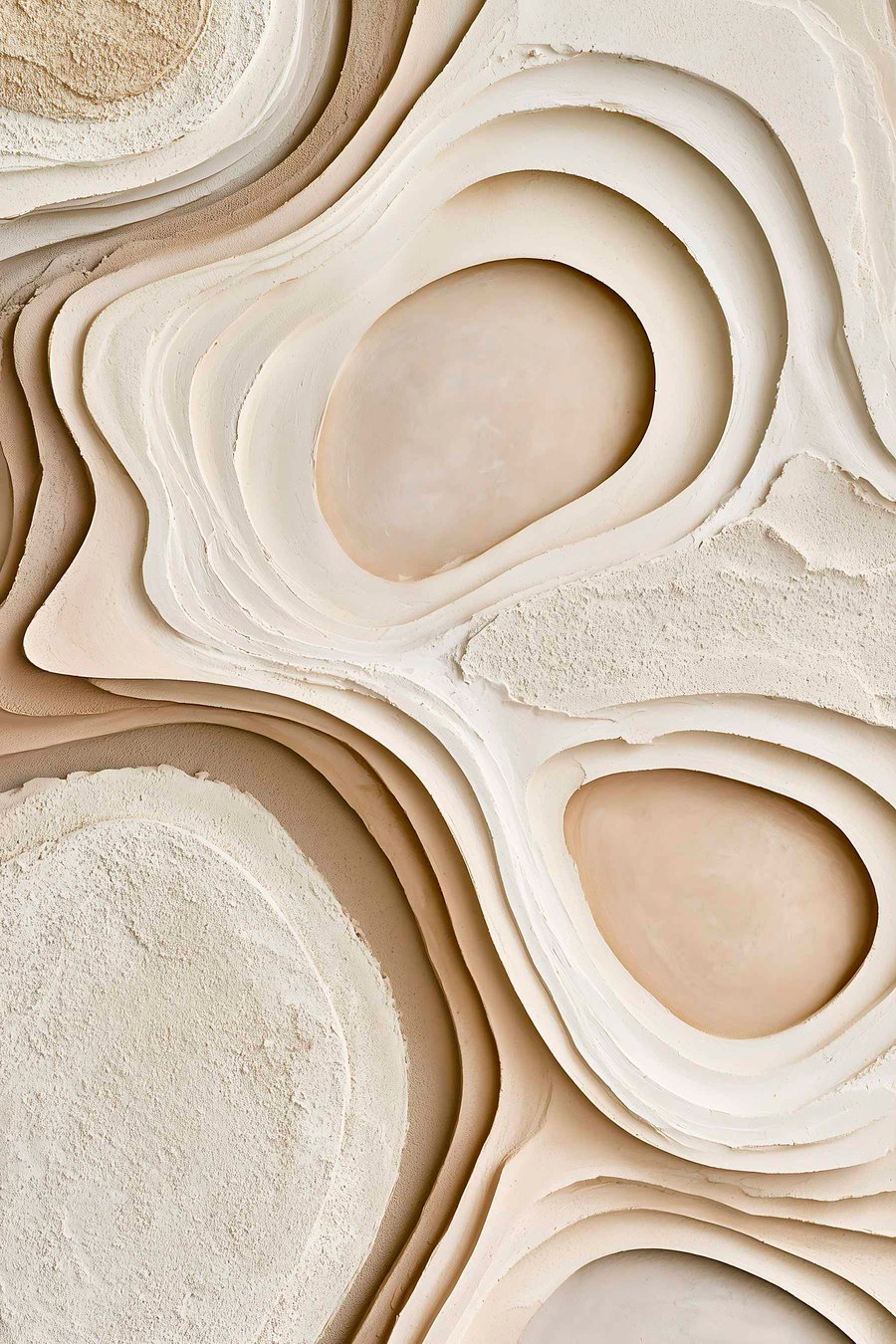 Texturas abstratas em camadas — design completo